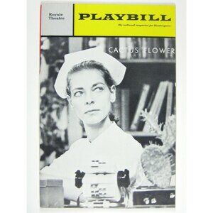 Cactus Flower Playbill August 1967 Royale Theatre Lauren Bacall Barry Nelson
